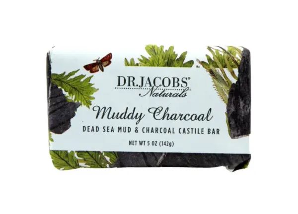 Dr. Jacobs Naturals Charcoal Bar Soap for Deep Cleansing & Oil Control - Image 2