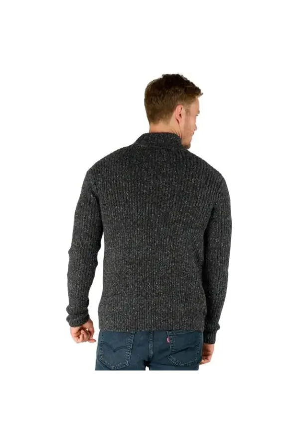 Sherpa Men's Ranga Button-Front Mock Neck Sweater - Image 2