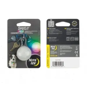 Nite Ize Carabiner Flashlight LED Clip-On Spotlight Beam