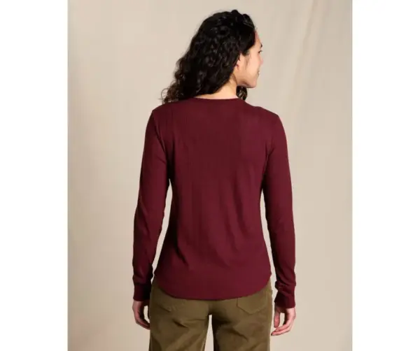 Toad&Co Womens Long Sleeve Crewneck Sweater - Foothill Pointelle Knit Top - Image 2