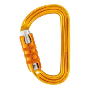 Petzl Am'D Lightweight Screw Lock Carabiner for Climbing