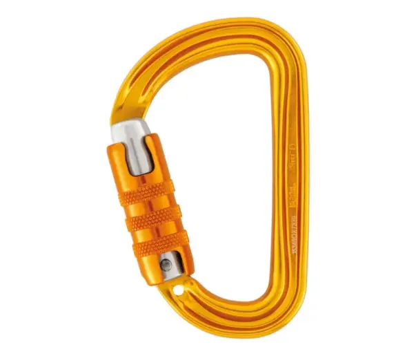 Petzl Am'D Lightweight Screw Lock Carabiner for Climbing