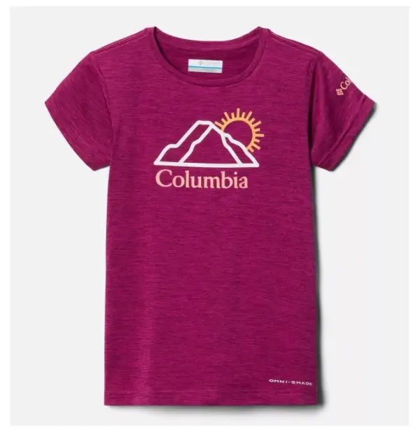 Columbia Girls Mission Peak Short Sleeve Graphic Tee