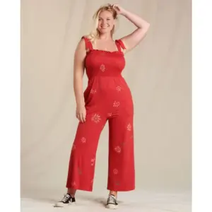 Toad&Co Women's Gemina Sleeveless Jumpsuit - Casual Summer Romper