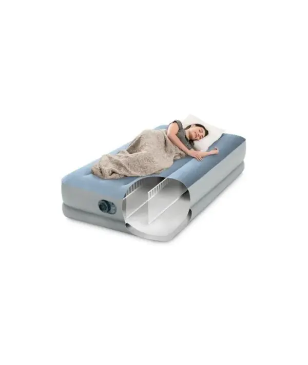 Intex Twin Airbed with Fiber-Tech Support for Comfort - Image 2