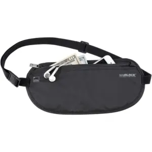 Lewis Clark RFID Blocking Waist Stash for Travel Security