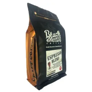 Authentic European Espresso Blend Coffee - Black Powder