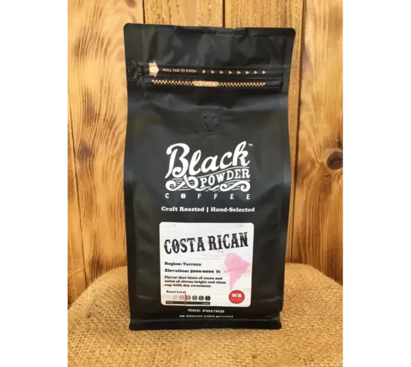 Costa Rica Tarrazu Medium Roast Coffee - Black Powder - Image 2