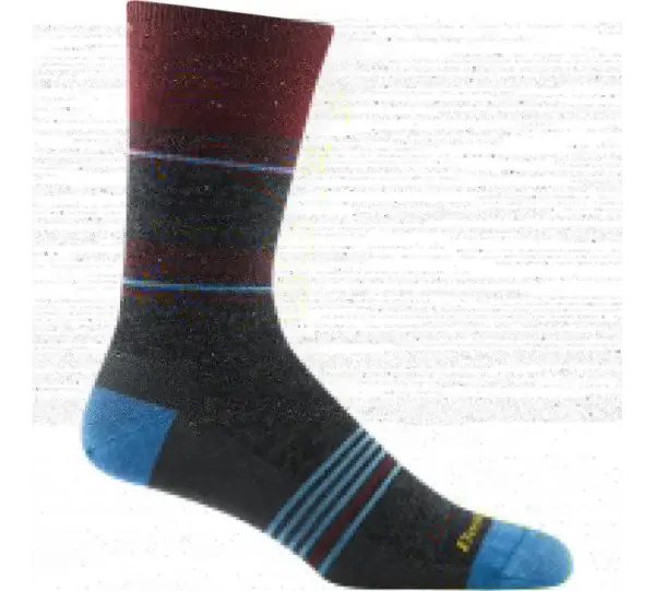 Darn Tough Men's Lightweight Crew Socks - Flash Stripe