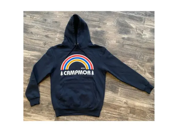 Rainbow Pullover Hoodie - Campmor Colorful Fleece Jacket
