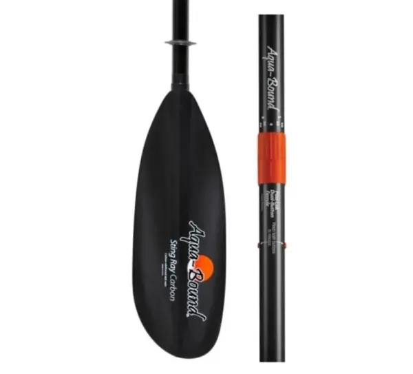 Aqua Bound Sting Ray Carbon Kayak Paddle - 2-Piece Posi-Lok Design