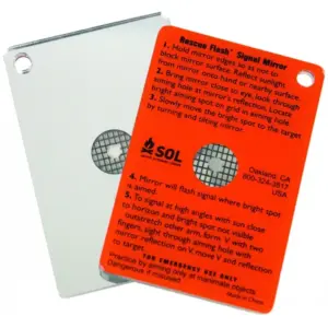 SOL Emergency Whistle 2-Pack - Slim Rescue Howler