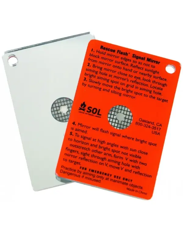 SOL Emergency Whistle 2-Pack - Slim Rescue Howler