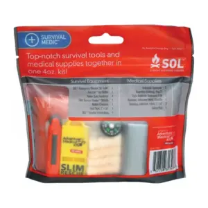 SOL Emergency Survival Medical Kit for Outdoor Safety