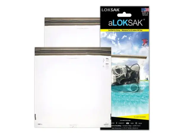 LOKSAK aLOKD Waterproof Storage Bag 12x12 Inch for Outdoor Gear