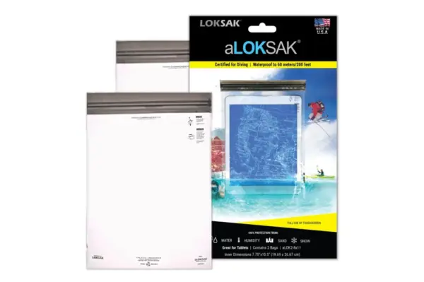 LOKSAK aLOKD Waterproof Storage Bag 6x6 Inch for Outdoor Gear Protection