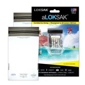 LOKSAK aLOKD Waterproof Pouch 3.9x7 in