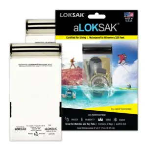LOKSAK Waterproof Dry Bag 3.7x7 - Gear Protection