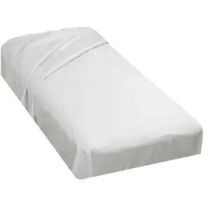 Cot Bed Flat Sheet - Soft Fitted Crib Mattress Cover for Baby