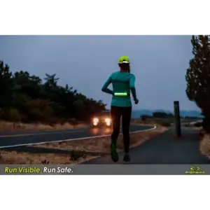Amphipod Running Waist Pack with Stretch Belt & Reflective Stripes