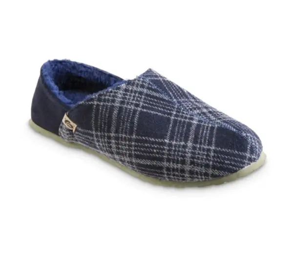 Acorn Men's Water-Resistant Moc Slippers with Polar Fleece