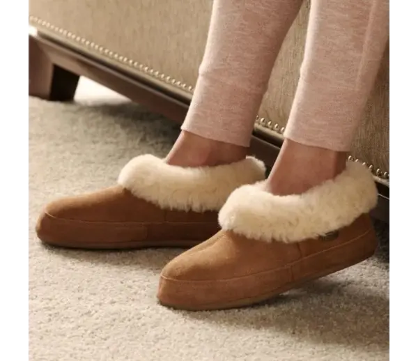Women's Acorn Parker Hoodback Slipper with Bloom Floral Design - Image 2
