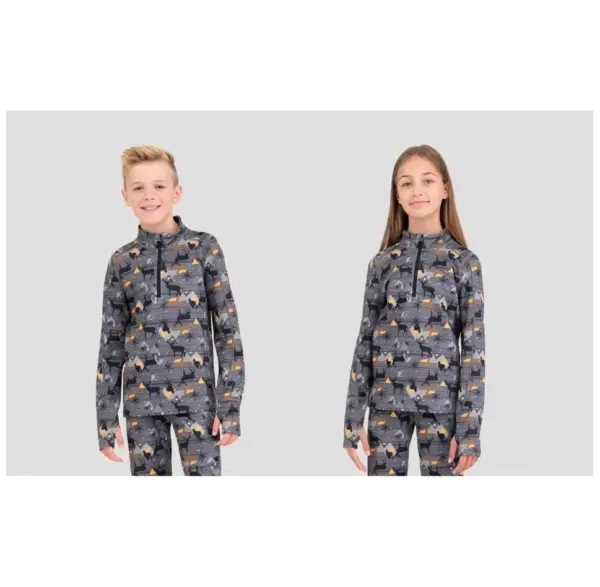 Terramar Youth Half Zip Top Eco-Friendly Thermal