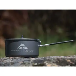 MSR Ceramic Non-Stick Solo Camping Pot - Lightweight Backpack Cookware