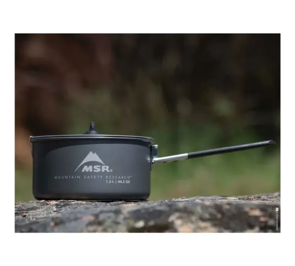 MSR Ceramic Non-Stick Solo Camping Pot - Lightweight Backpack Cookware
