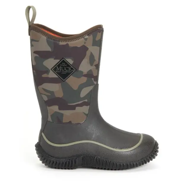 Muck Kids Hale Waterproof Rubber Boots for Outdoor Play