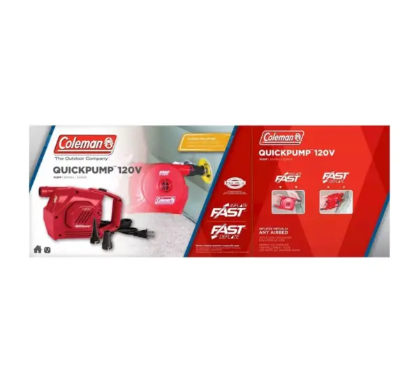 Coleman QuickPump Electric Air Pump 120V - Image 2