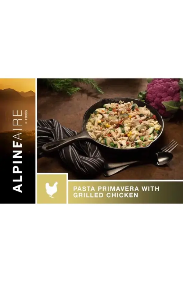 AlpineAire Creamy Chicken Alfredo Pasta & Spinach Meal