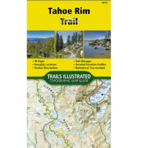 National Geographic Tahoe Rim Trail Waterproof Hiking Map