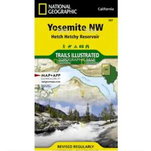 National Geographic Yosemite NW Hetch Hetchy Trail Map