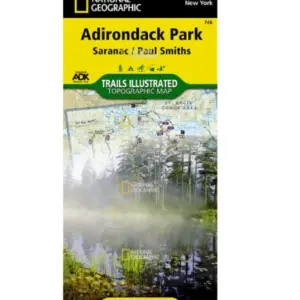 National Geographic Adirondack Park Trail Map - Saranac & Paul Smiths