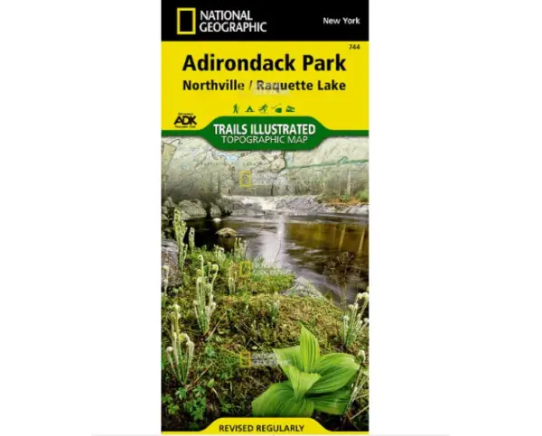 National Geographic Adirondack Park Trail Map - Old Forge & Oswegatchie - Image 2