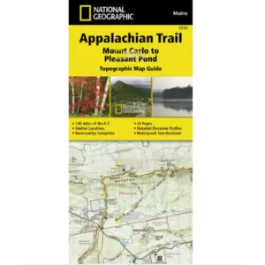 National Geographic Appalachian Trail Map - Mount Carlo to Pleasant Pond Maine