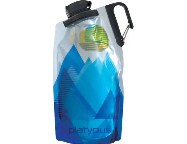 Platypus Collapsible 1L Water Bottle - Lightweight & Leakproof