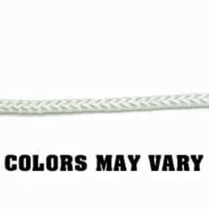 1/4 Inch Solid Braid Nylon Rope - 50 Ft Strong Durable Cord