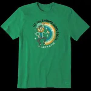 Men's Life is Good Shenanigans Crusher Tee - Soft Vintage T-Shirt