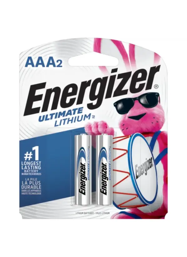 Energizer Ultimate Lithium AA Batteries 4-Pack Long Lasting