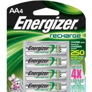 Energizer Rechargeable AA Batteries 4-Pack