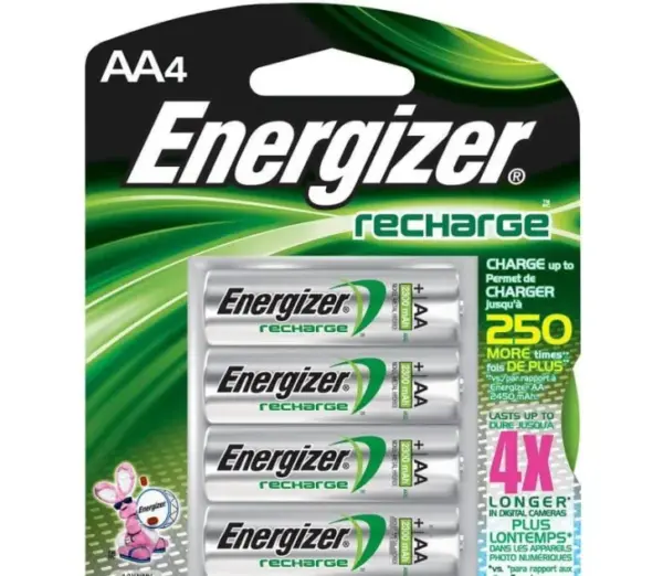 Energizer Rechargeable AA Batteries NiMH 2-Pack