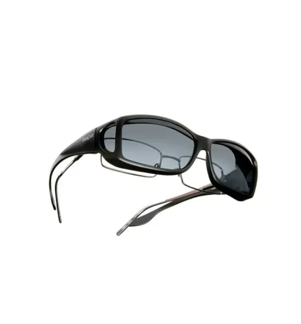 OveRxCast Polarized Clip-On Sunglasses Over Eyeglasses - Image 2