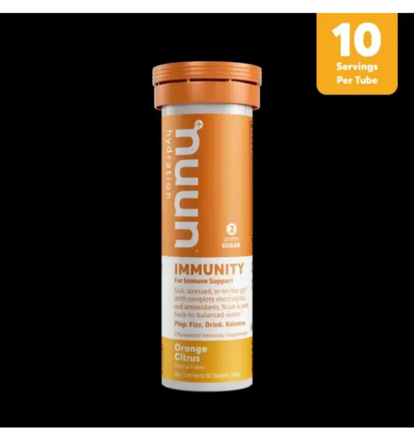Nuun Immunity Boost Tablets Orange Citrus Flavored Electrolytes