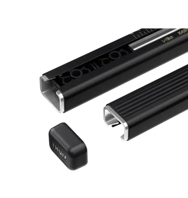 Thule Evo SquareBar 127 Roof Rack Crossbars Pair 50in