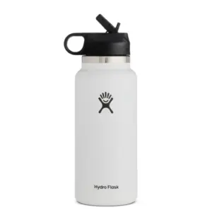 Hydro Flask 32oz Wide Mouth Water Bottle with Straw Lid