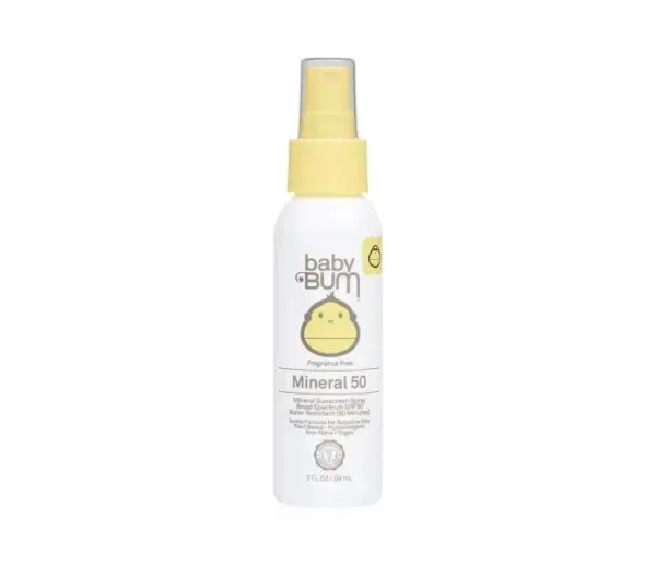 Sun Bum Baby Mineral Sunscreen Spray SPF 50 Fragrance Free 3oz