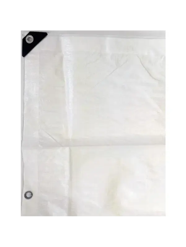 Kotap Heavy Duty White Tarp 12x12 ft Reinforced Weave - Image 2