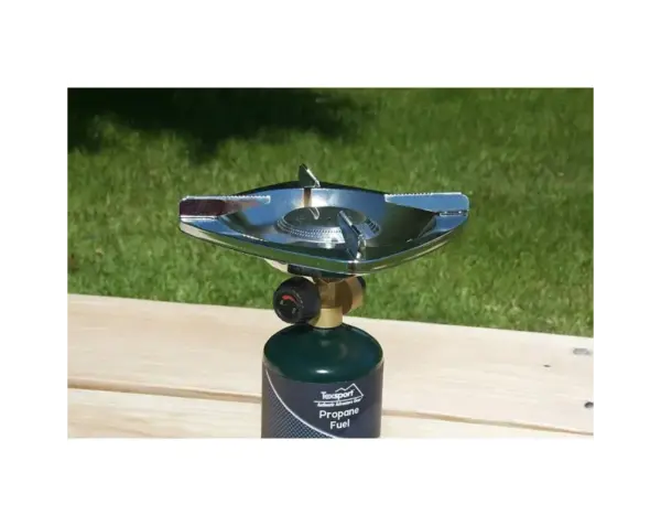 Portable Single Burner Propane Stove for Camping & Outdoor Cooking
